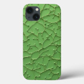 Deep Green Organic Textured iPhone Case Case-Mate iPhoneケース (裏面)