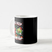 Deep In Christmas Srit Funny Ornament  コーヒーマグカップ (正面左)
