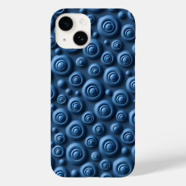 Deep Indigo Spiral iPhone Case Modern Design Case-Mate iPhone 14ケース