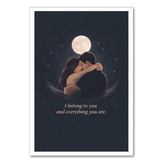 Deep Love Illustration テーブルナンバー (正面)