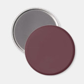 Deep Maroon Solid Color マグネット (正面/裏面)
