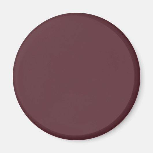 Deep Maroon Solid Color マグネット (正面)