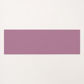 Deep Mauve Floral Sacred Space Yoga Mat ヨガマット (裏面(横))