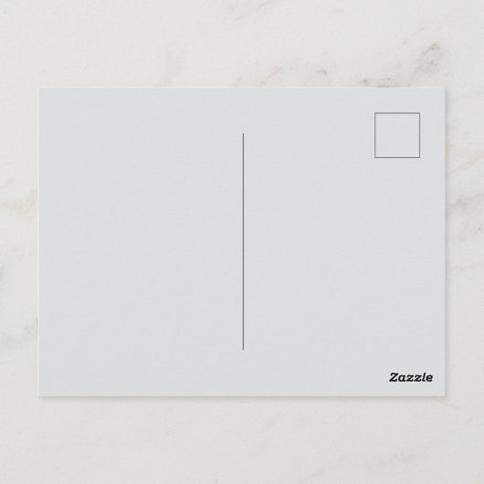 Deep Navy Menorah William Morris Pattern ポストカード (裏面)