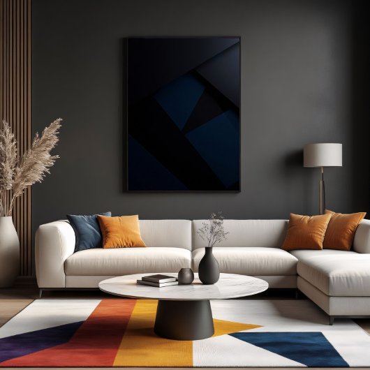 Deep Night Geometry キャンバスプリント