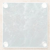 Deep Ocean Rock Texture ガラスコースター (裏面)