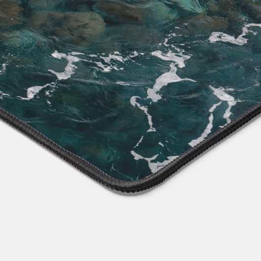 Deep Ocean Rock Texture デスクマット (コーナー)