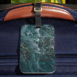 Deep Ocean Rock Texture ラゲッジタグ