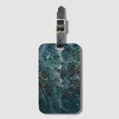 Deep Ocean Rock Texture ラゲッジタグ (正面縦)