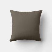 Deep Olive Solid Woodland Nursery Pillow クッション (裏面)