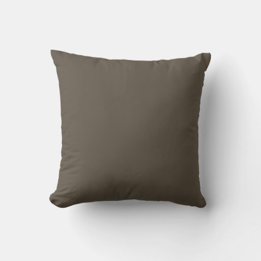Deep Olive Solid Woodland Nursery Pillow クッション (正面)