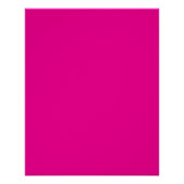 Deep Pink Bold Modern Minimalist Art Poster ポスター (正面)