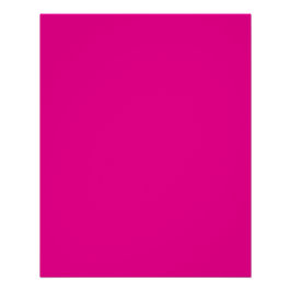 Deep Pink Bold Modern Minimalist Art Poster ポスター