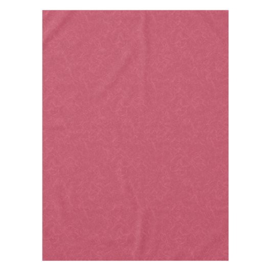 Deep pink  textured swirling  pattern テーブルクロス (正面)