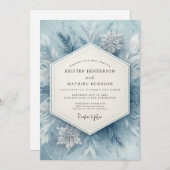 Deep Plum Peony Romance Wedding 招待状 (正面/裏面)