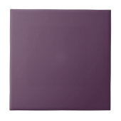 Deep Plum Solid Color  タイル (正面)
