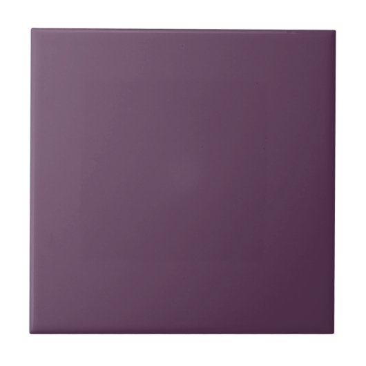 Deep Plum Solid Color  タイル (正面)