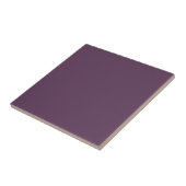 Deep Plum Solid Color  タイル (側面)