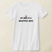 Deep Quote T‑Shirt for Women – Minimal Typography Tシャツ (レイダウン)