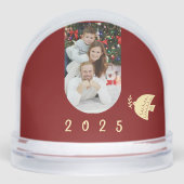 Deep Red, Butter Yellow Photo Year Christmas  (正面)