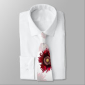 Deep red poppies on white background ネクタイ (タイ)