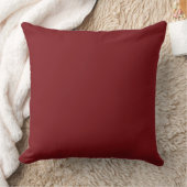 Deep Red Throw Pillows クッション (ブランケット)