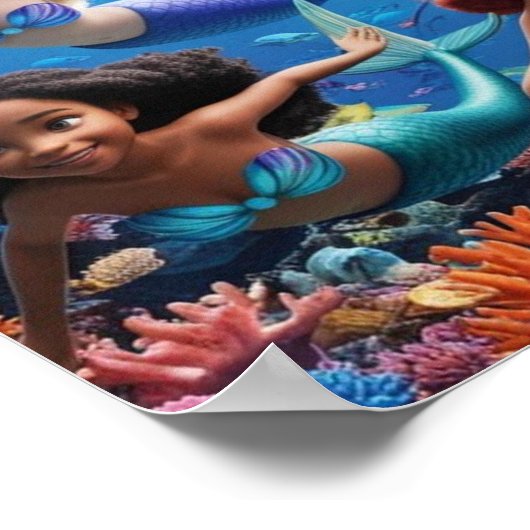 Deep Sea Adventure - Underwater Mermaids Tale ポスター (角)