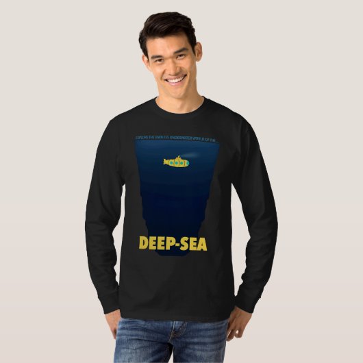 Deep Sea Exploration Travel Marine Biologists Ocea Tシャツ (正面フル)