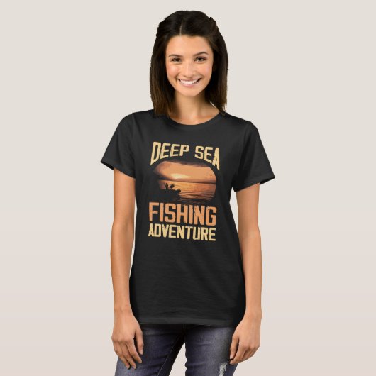 Deep Sea Fishing Adventure Tシャツ (正面フル)