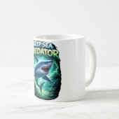 Deep sea predator shark coffee mug コーヒーマグカップ (正面右)