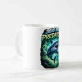 Deep sea predator shark coffee mug コーヒーマグカップ (正面左)