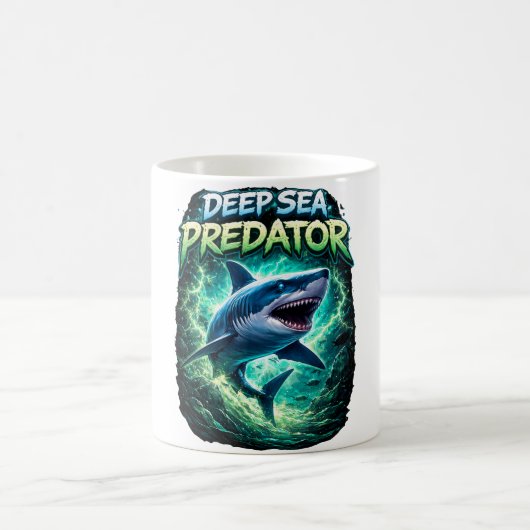 Deep sea predator shark coffee mug コーヒーマグカップ (中央)