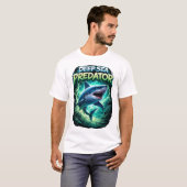 Deep sea predator shark T-Shirt Tシャツ (正面フル)