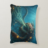 Deep sea terror Leviathan crock in bed pillow アクセントクッション (裏面(縦))