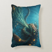 Deep sea terror Leviathan crock in bed pillow アクセントクッション (正面(垂直))