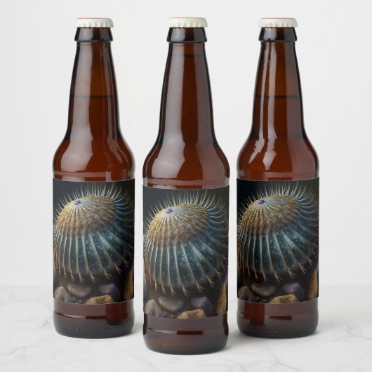 Deep Sea Urchin ビールラベル (ボトル)
