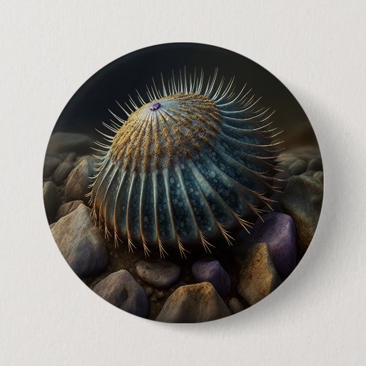 Deep Sea Urchin 缶バッジ (正面)
