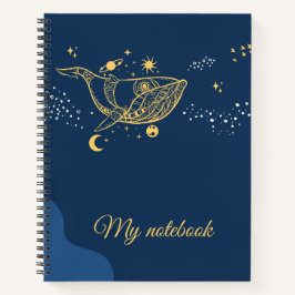 Deep Sea Whales Notebook – Ocean Depths Journal  ノートブック