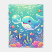 Deep-Sea Wonders フリースブランケット (正面)