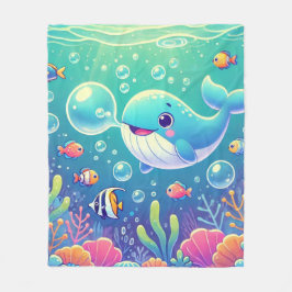 Deep-Sea Wonders フリースブランケット