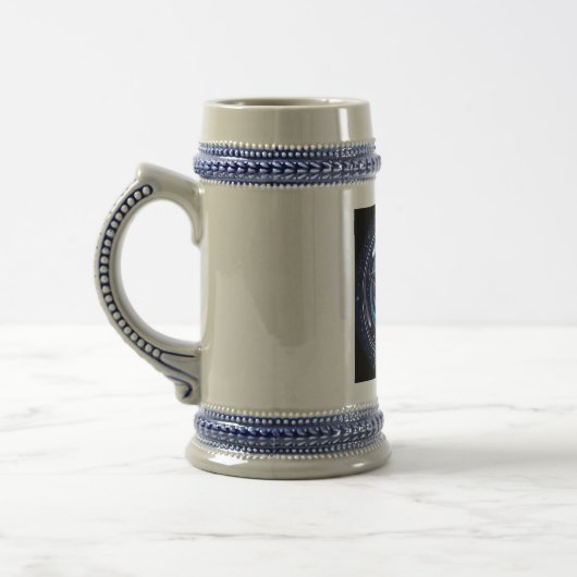 Deep Space Star Stein Mug - Blue/Grey Celestial Ar ビールジョッキ (左)