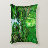 Deep summer woodforest,backwoods,deep,depth,flow,l アクセントクッション (正面(垂直))
