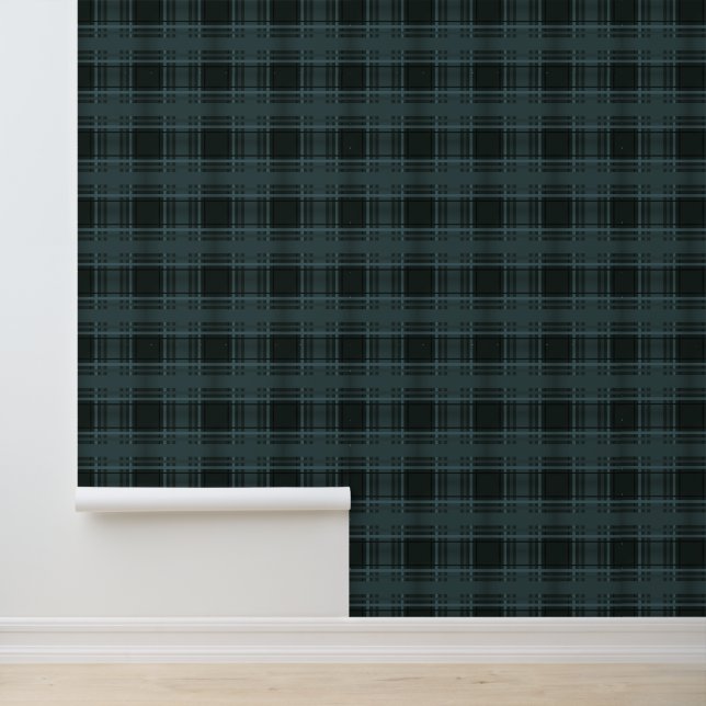 Deep Teal Plaid Tartan 壁紙 (アプリケーション)