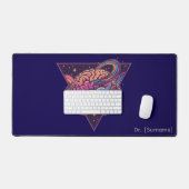 Deep Thinker - Custom Name Robot Brain Desk Mat デスクマット (キーボード&マウス)