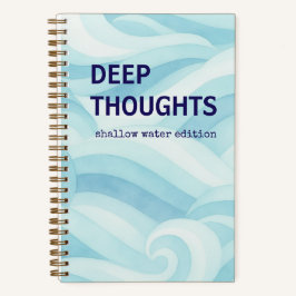 Deep Thoughts Journal | Beach Vibes ノートブック