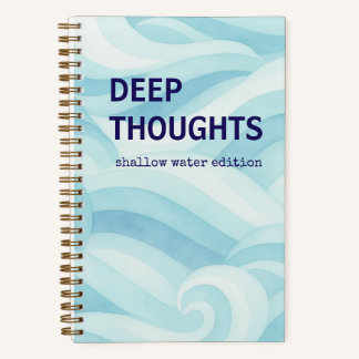 Deep Thoughts Journal | Beach Vibes ノートブック