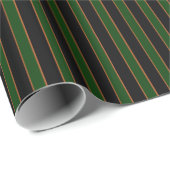 Deep Vintage Striped Pattern Wrapping Paper Roll ラッピングペーパー (ロールコーナー)
