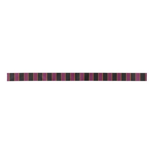 Deep Vintage Striped Pink Pattern Satin Ribbon サテンリボン (正面)