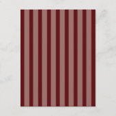 Deep Wine Old Money Striped Details Card エンクロージャーカード (裏面)