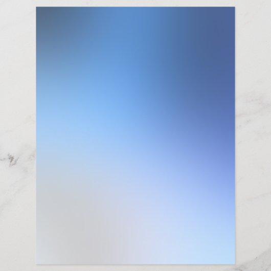 Deep Winter in the Mountains Scrapbook Paper (裏面)